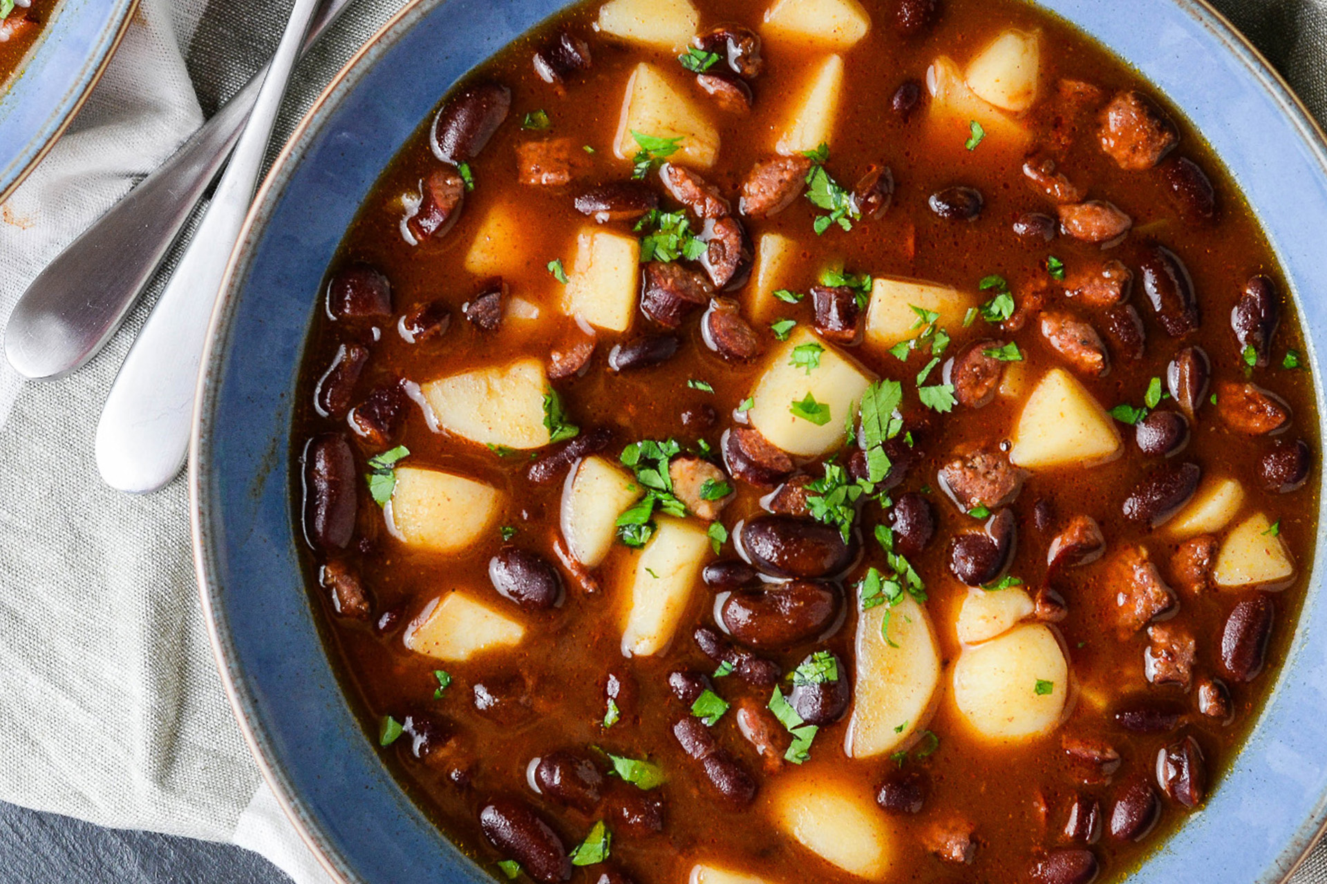 Spicy Kidney Chili Beans And Potato Soup Bush S Beans Spicy Kidney Chili Beans And Potato Soup Bush S Beans