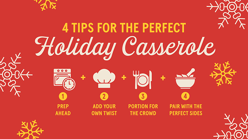 4 tips for the perfect holiday casserole.