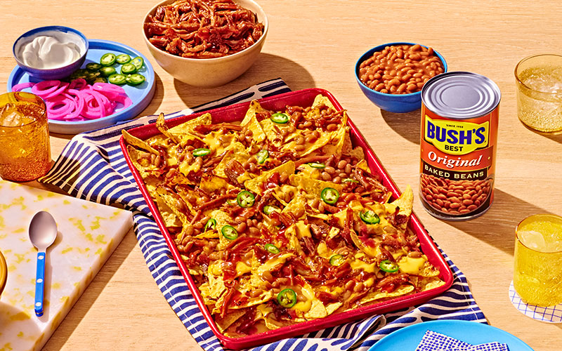 Bush's® Barbecue Chicken Nachos | BUSH'S® Beans