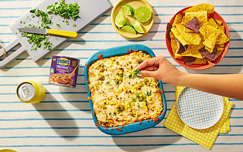 bushdebrunt アシモクラフツ　バリスティクスシェルコン50スノーピーク Bush's® Slow-Simmered White Street Corn Dip | BUSH'S® Beans