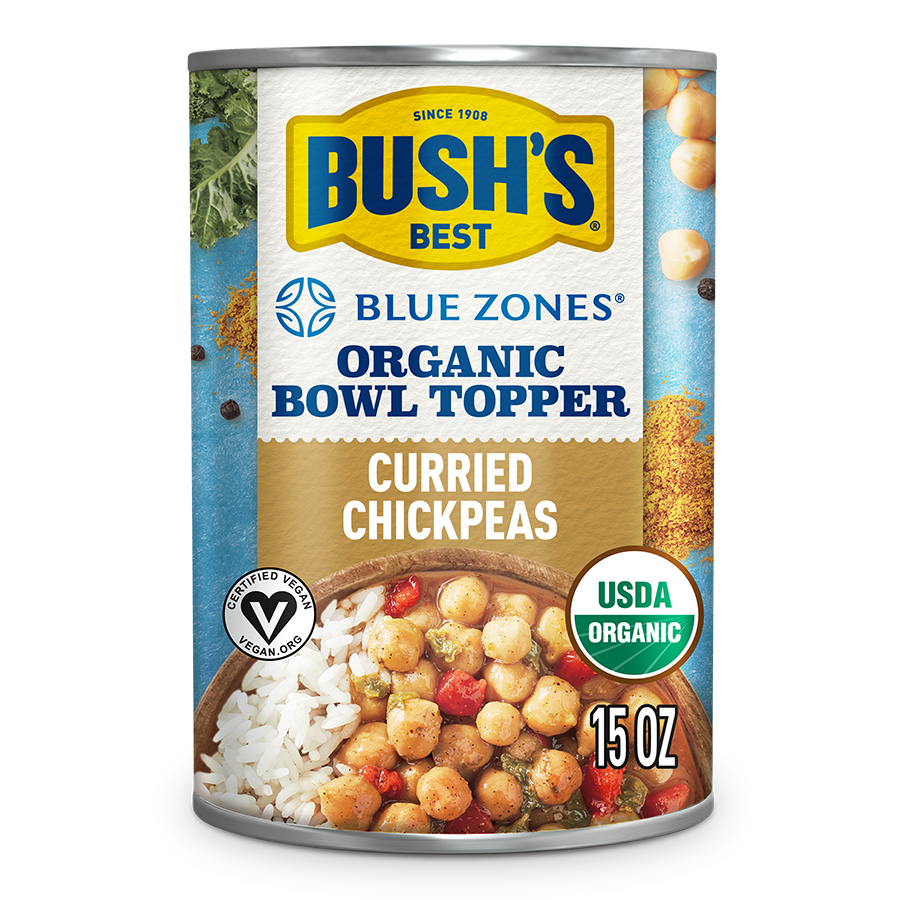 Bush's Best Soup, Organic, White Bean Vegetable 15 Oz